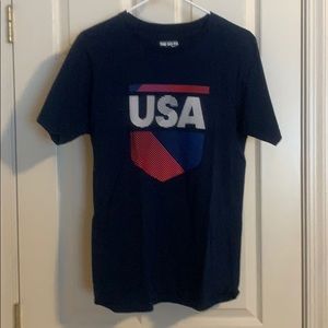 Men’s Adidas USA Navy Blue Short Sleeve T-shirt